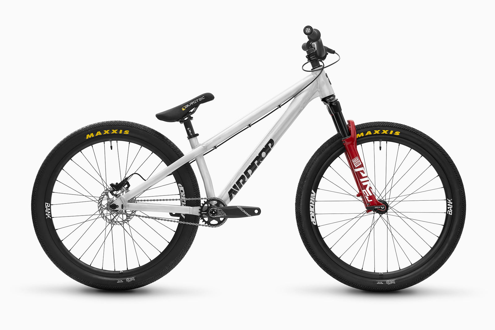 Airdrop Fade Core dirt jump bike with Rockshox Pike DJ forks