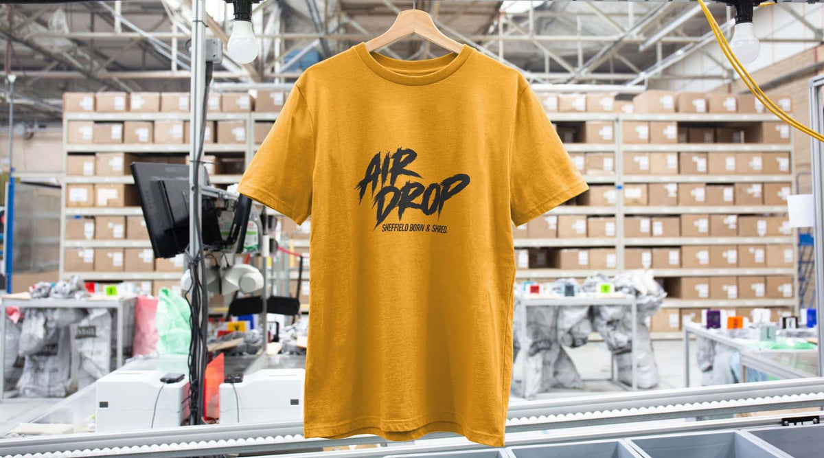 Airdrop Bikes branded merch - t-shirts
