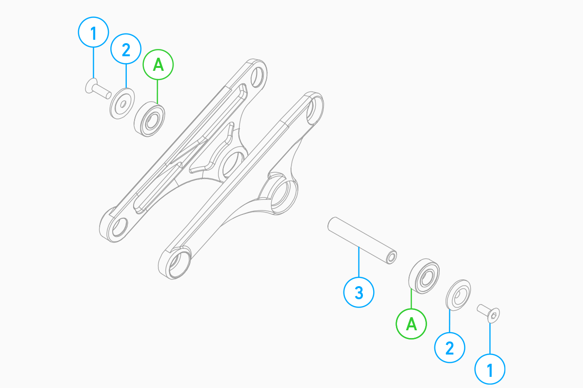 Filter v1 Rocker Pivot Kit