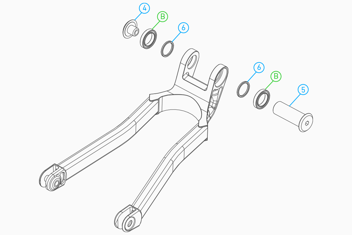 Slacker v1 BB Pivot Kit