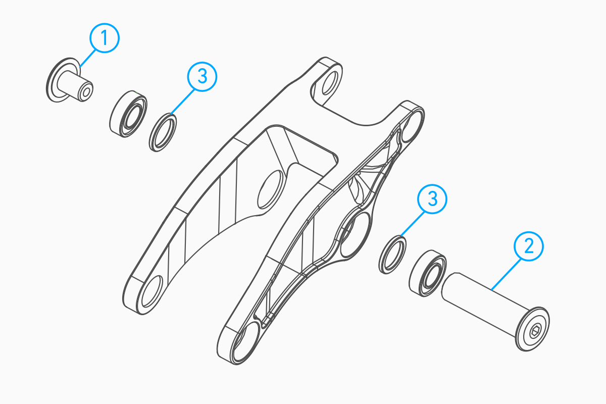 Slacker v1 Rocker Pivot Kit