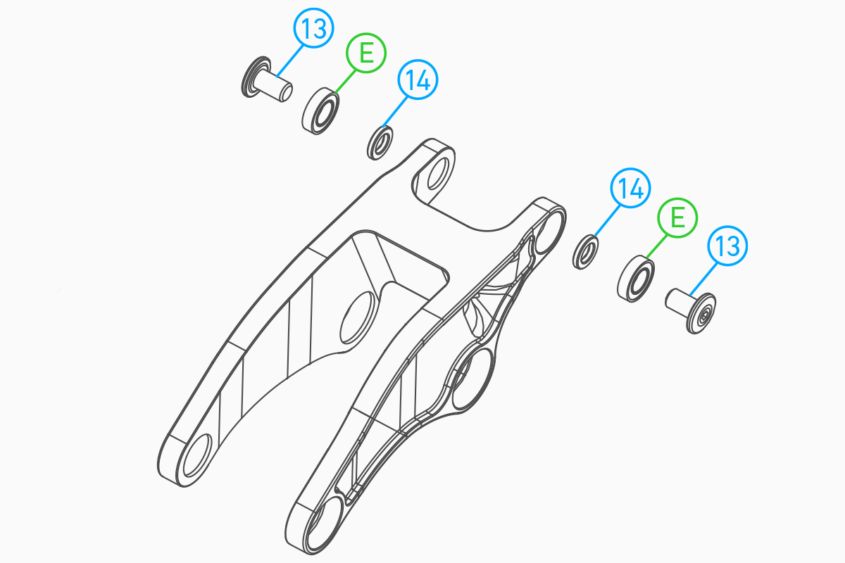 Slacker v1 Trunnion Mount Kit