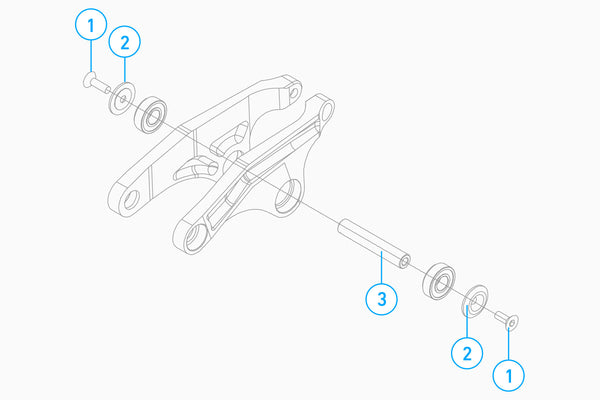 Airdrop Bikes - Edit v2 Rocker Pivot Kit - Airdrop Bikes Limited