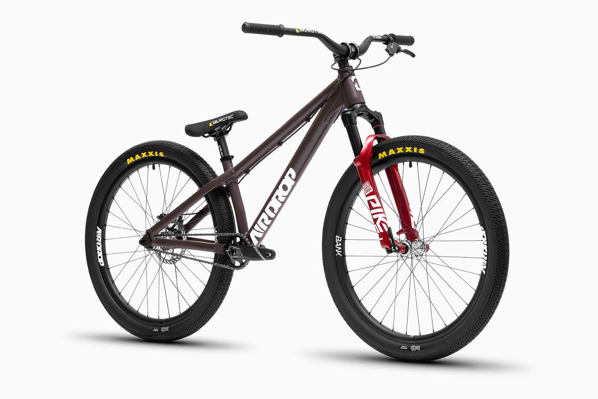 Airdrop Fade Core dirt jump bike with Rockshox Pike DJ forks