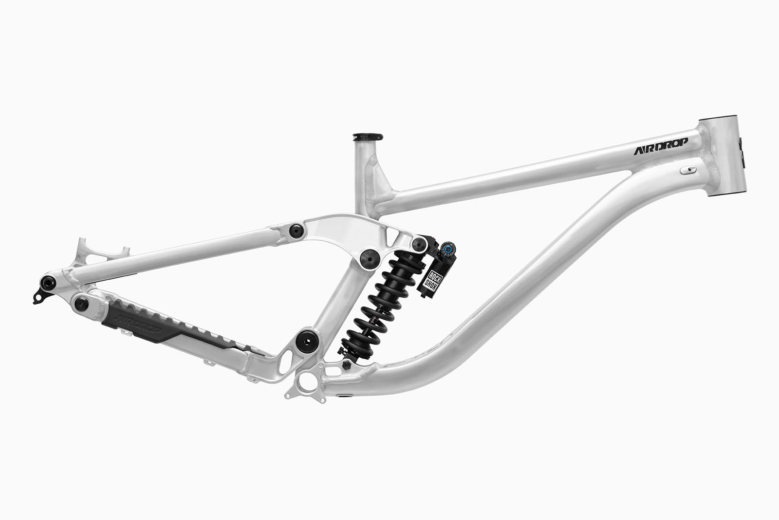 Airdrop Slacker Downhill mountain bike frame with Rockshox Vivid Coil