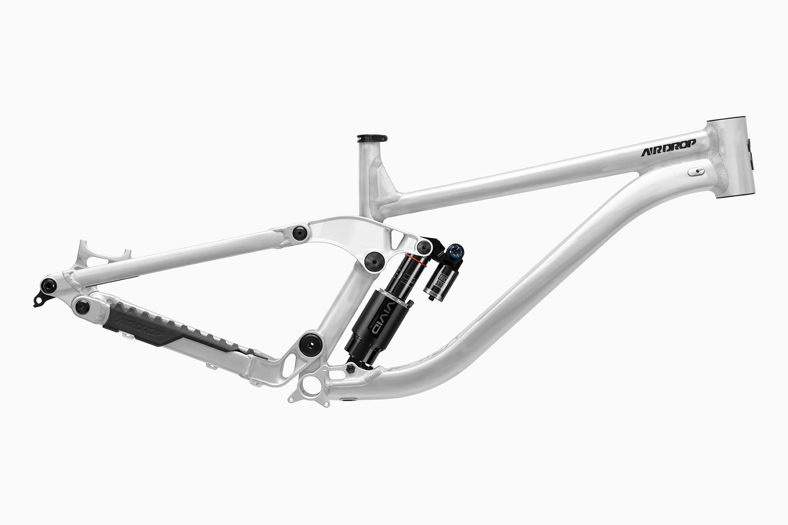 Airdrop Slacker Downhill mountain bike frame with Rockshox Vivid Air Ultimate DH shock