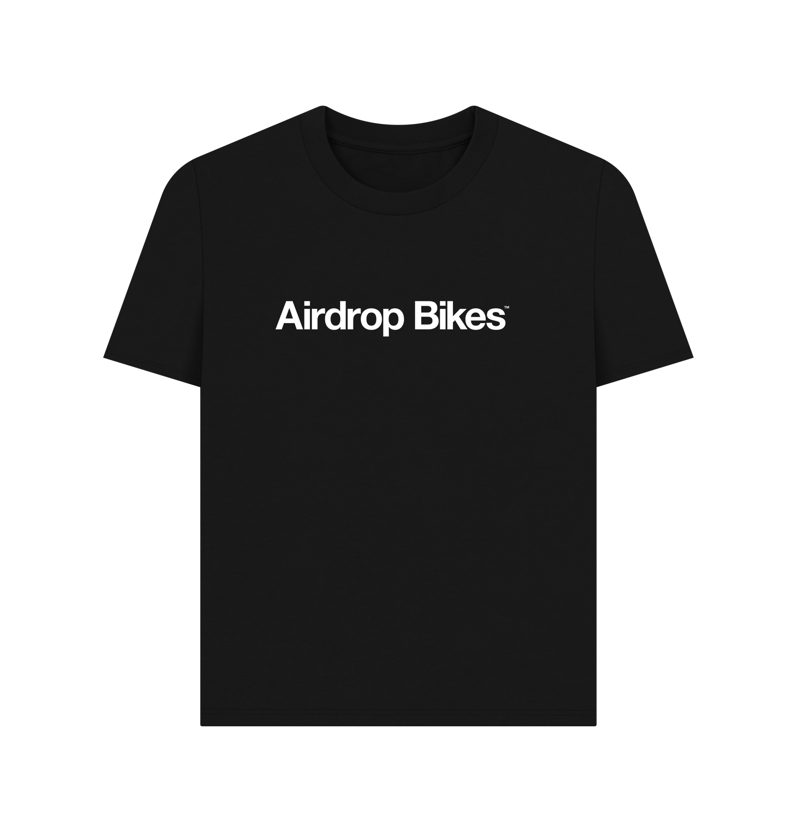 Black Printed T-shirt Front