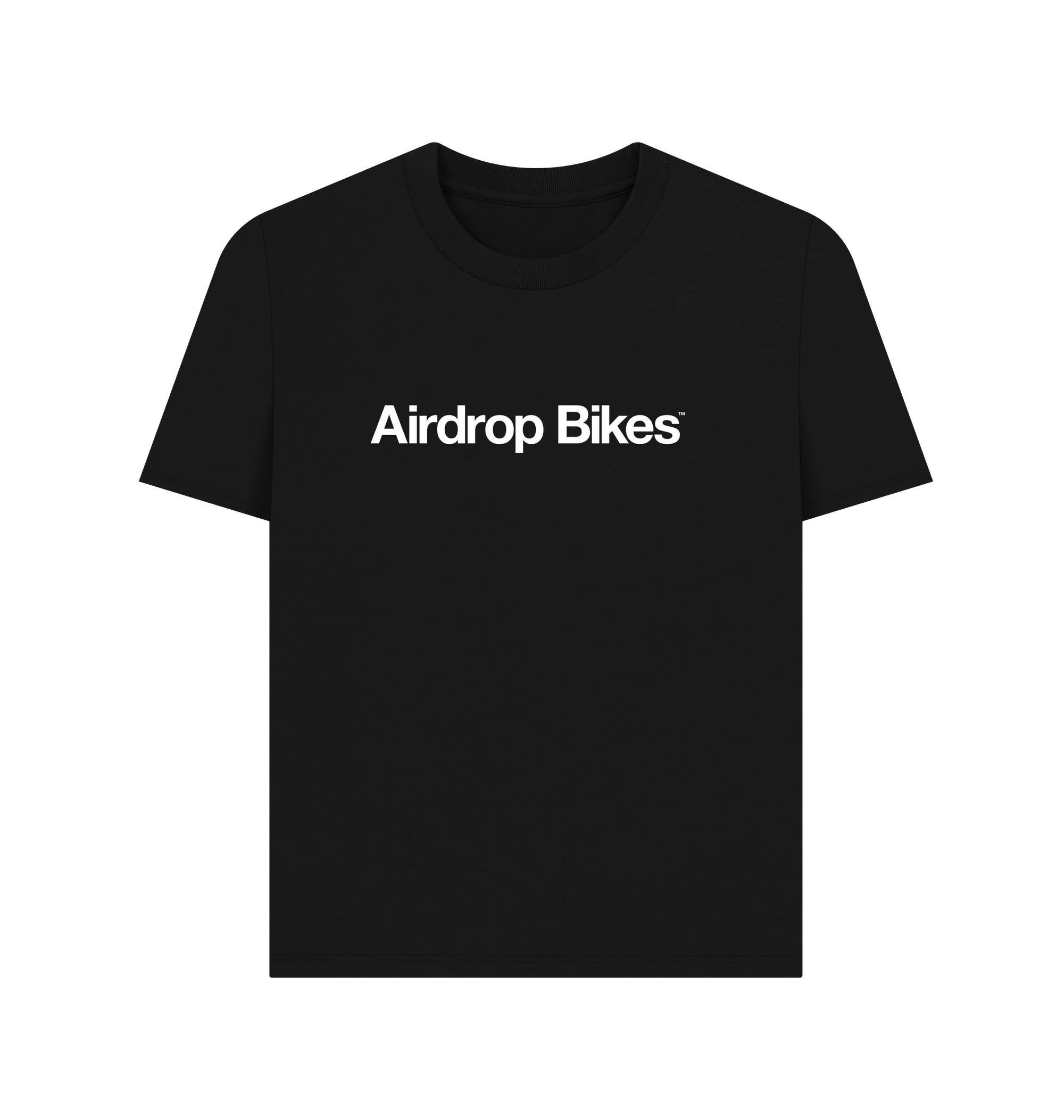 Black Printed T-shirt Front