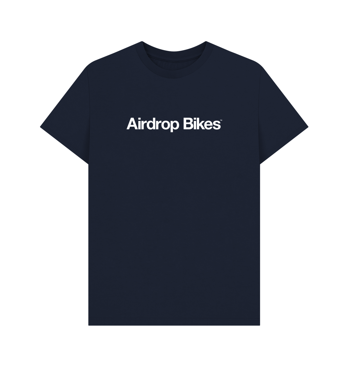 Navy Blue Printed T-shirt Front