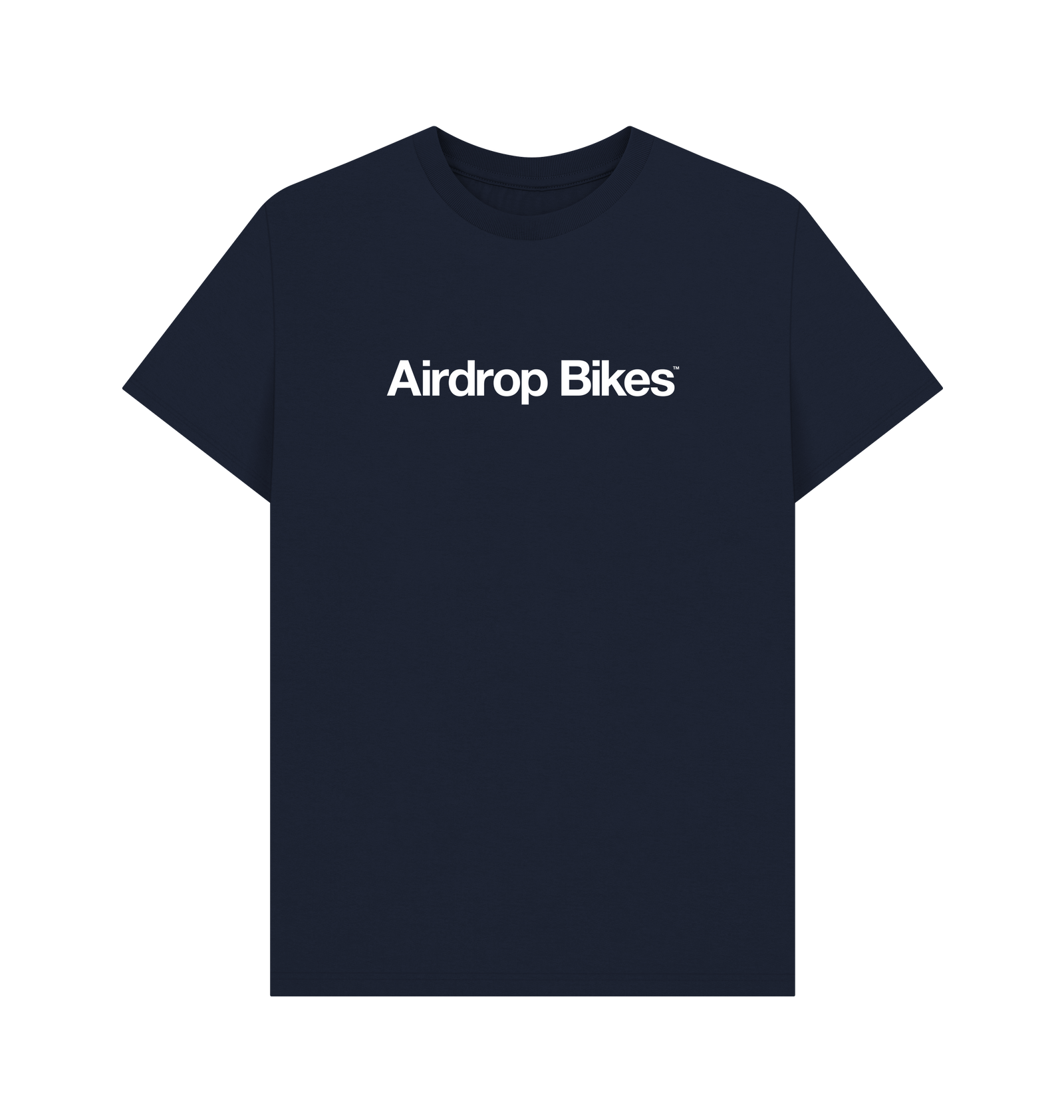 Navy Blue Printed T-shirt Front