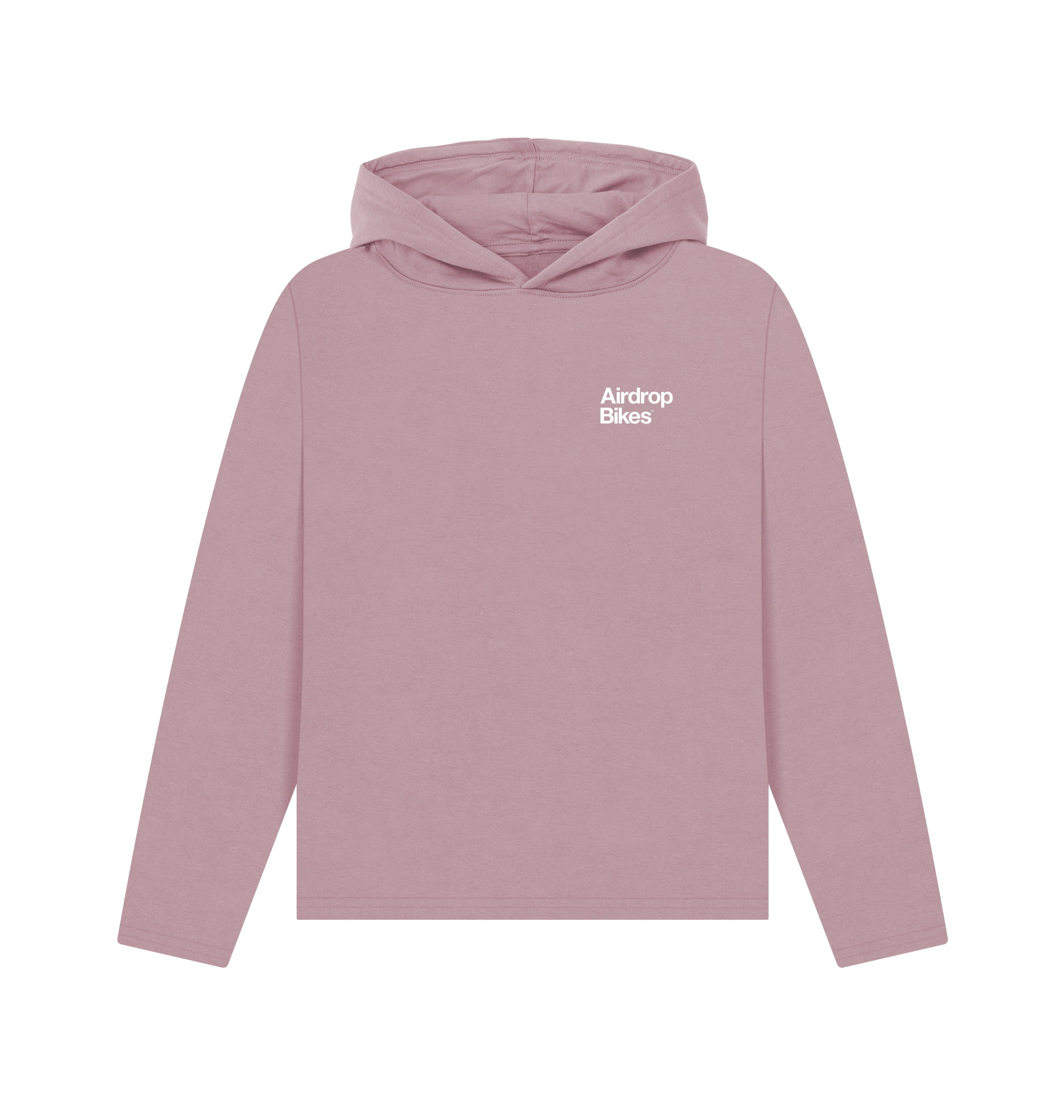 Mauve Printed Hoody Front
