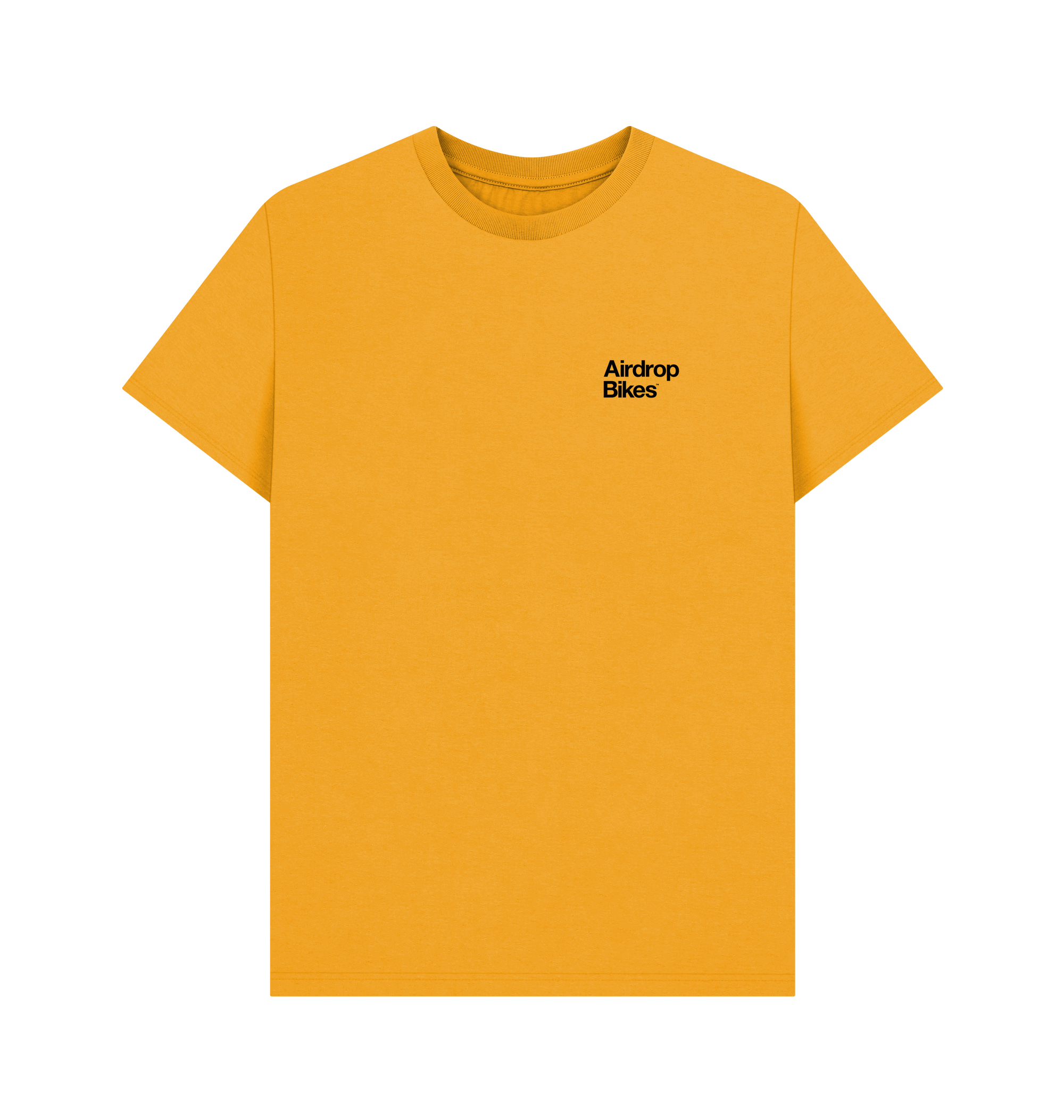 Mustard Printed T-shirt Front