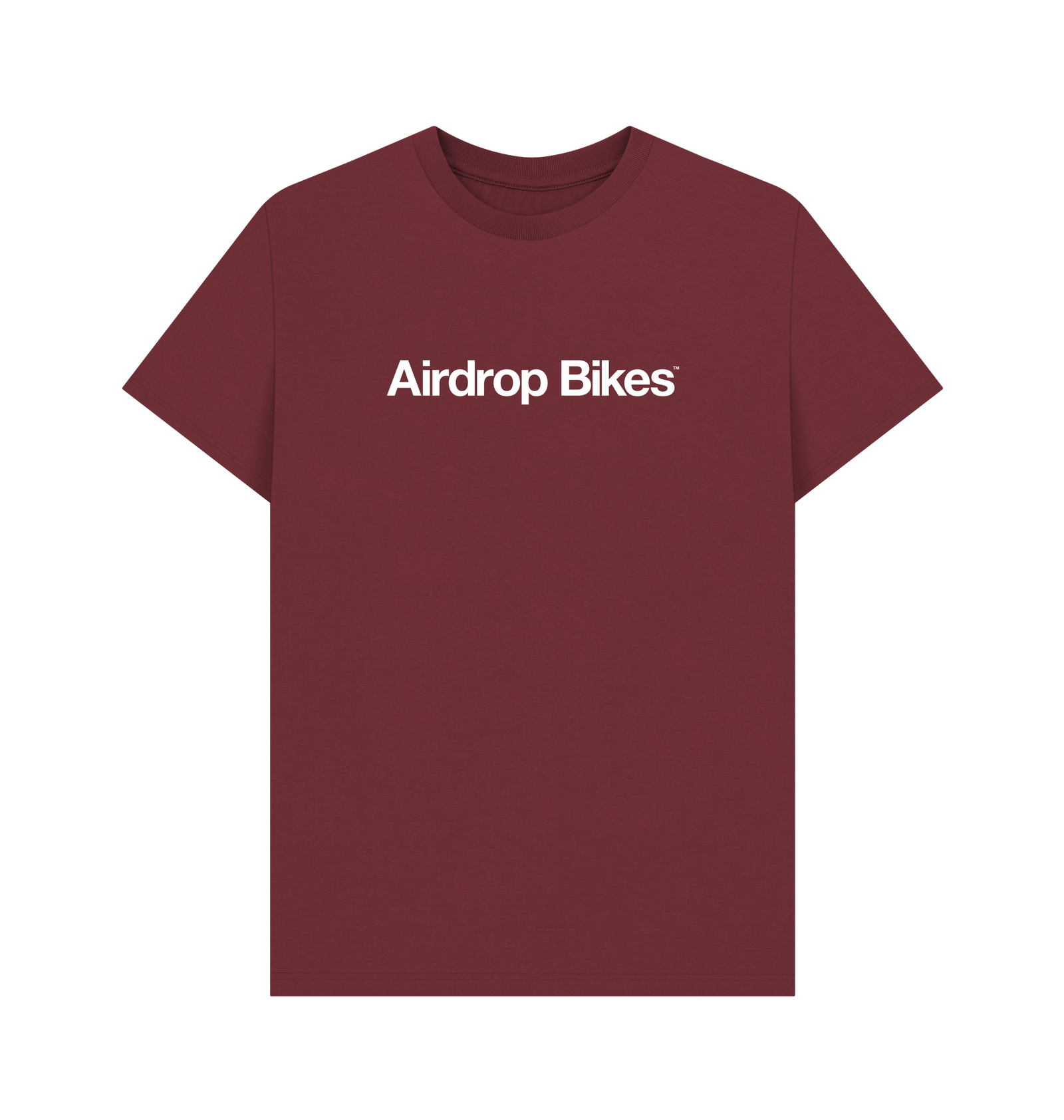 Red Wine Printed T-shirt Front