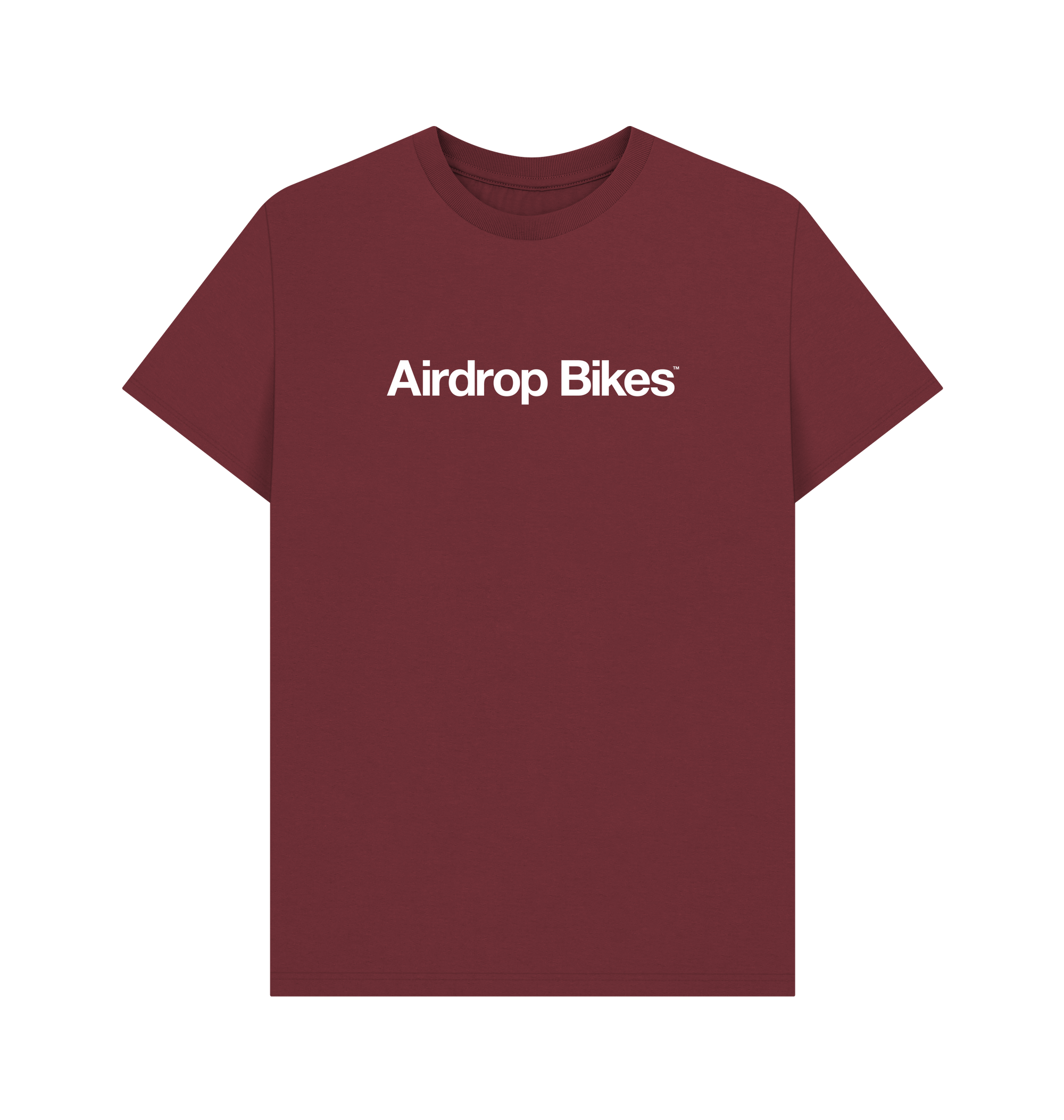 Red Wine Printed T-shirt Front