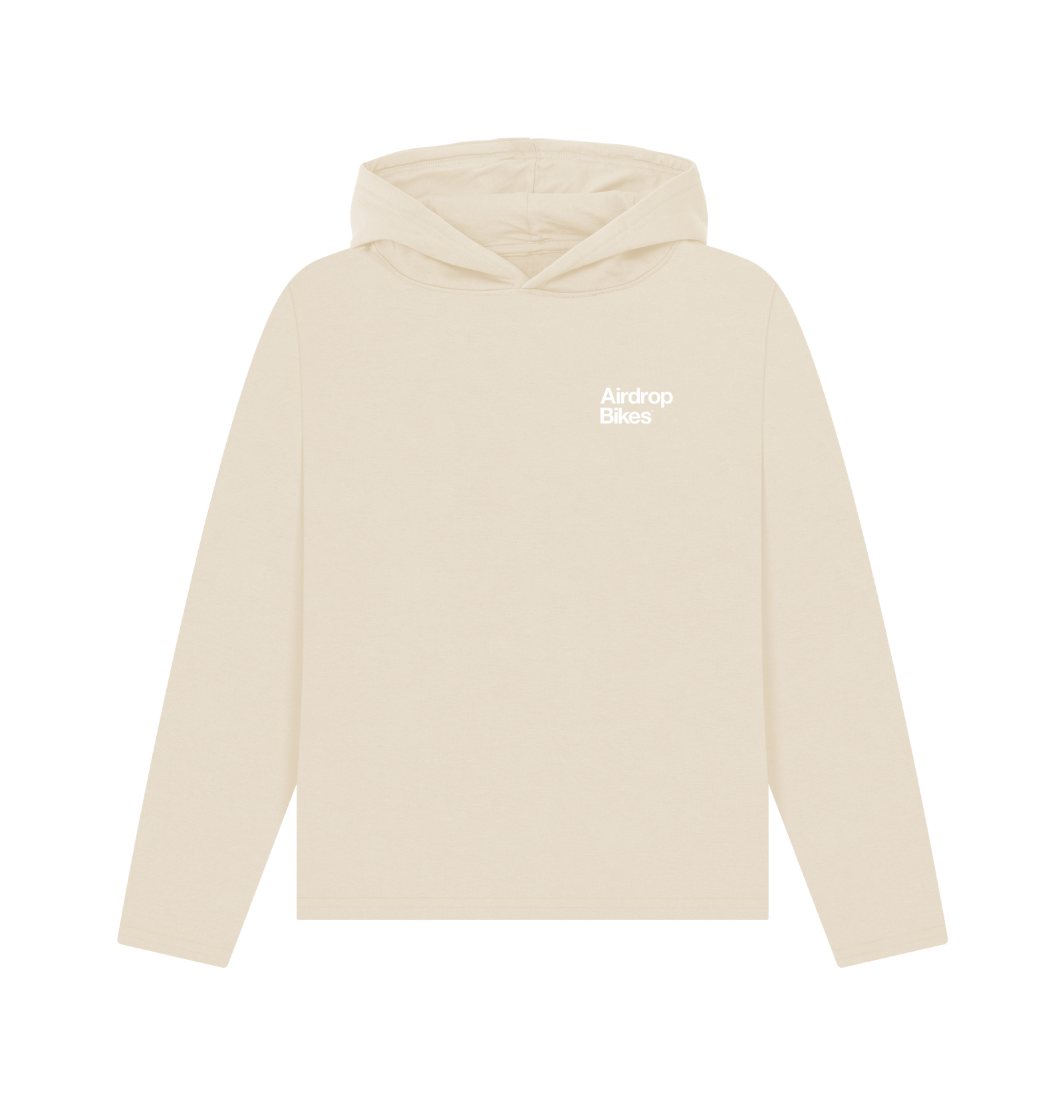 Oat Printed Hoody Front