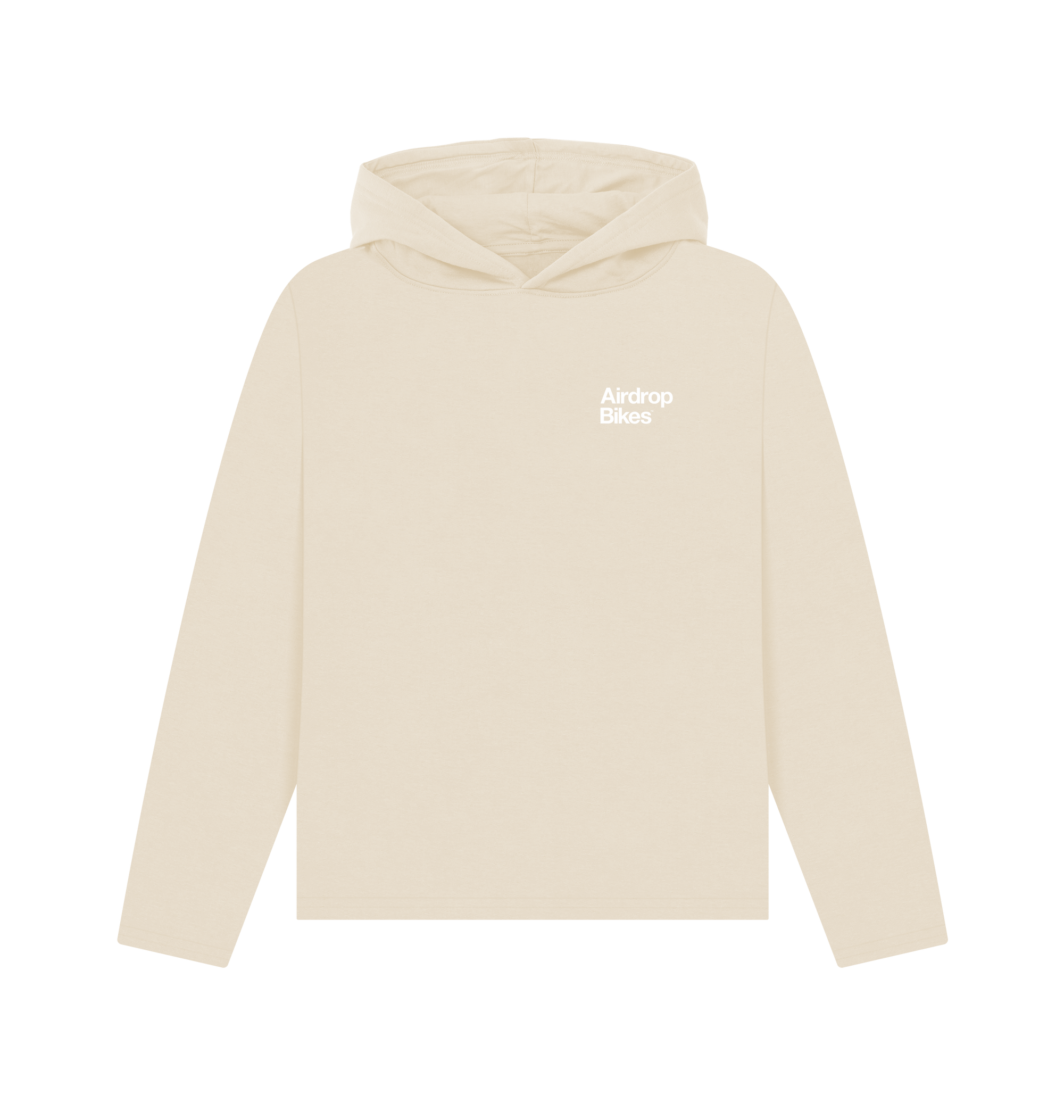 Oat Printed Hoody Front