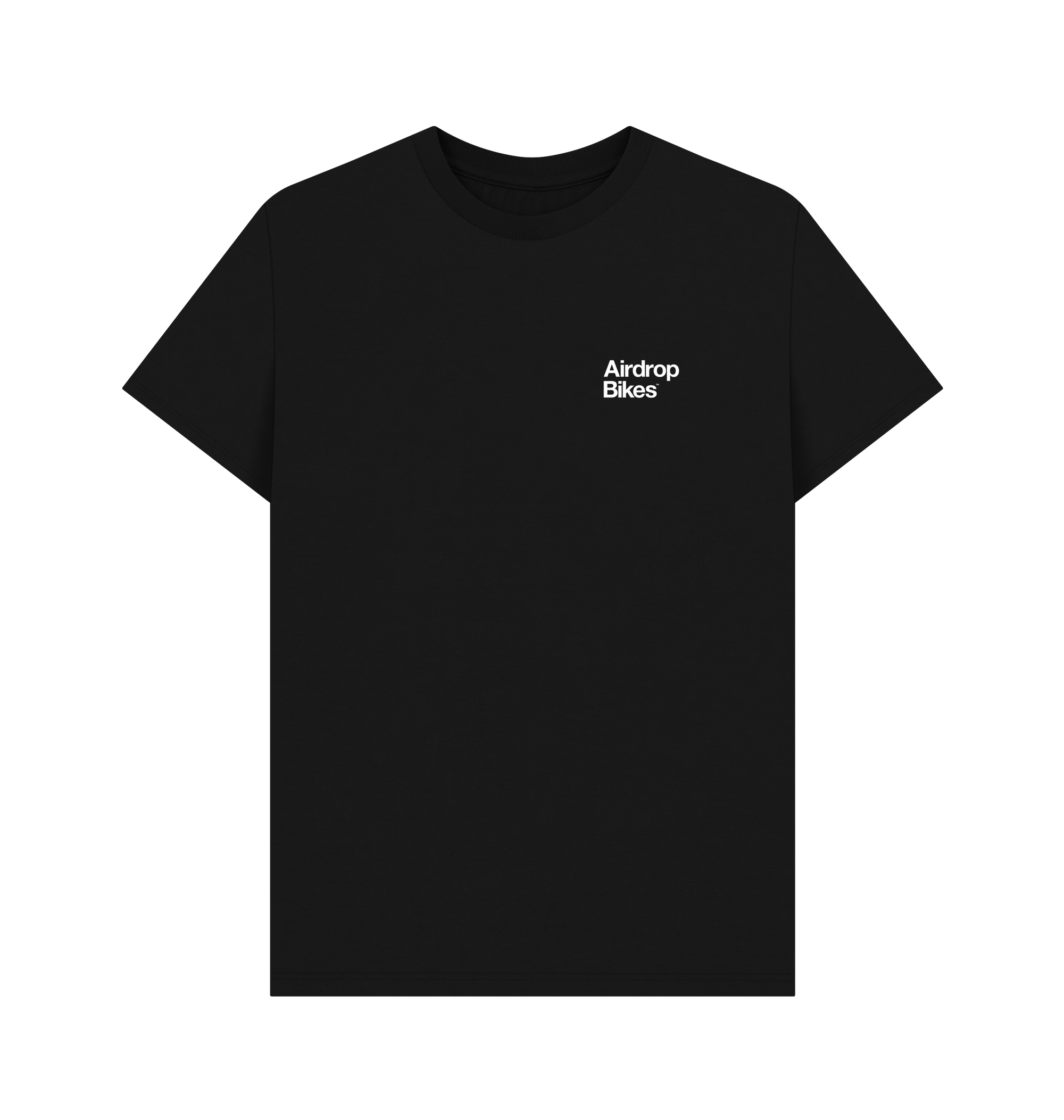 Black Printed T-shirt Front