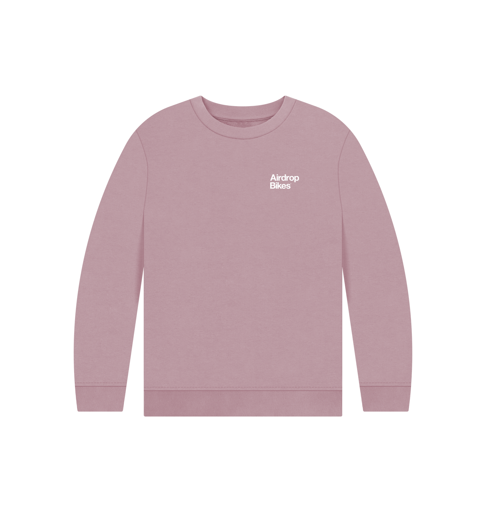 Mauve Printed Kids Jumper Front