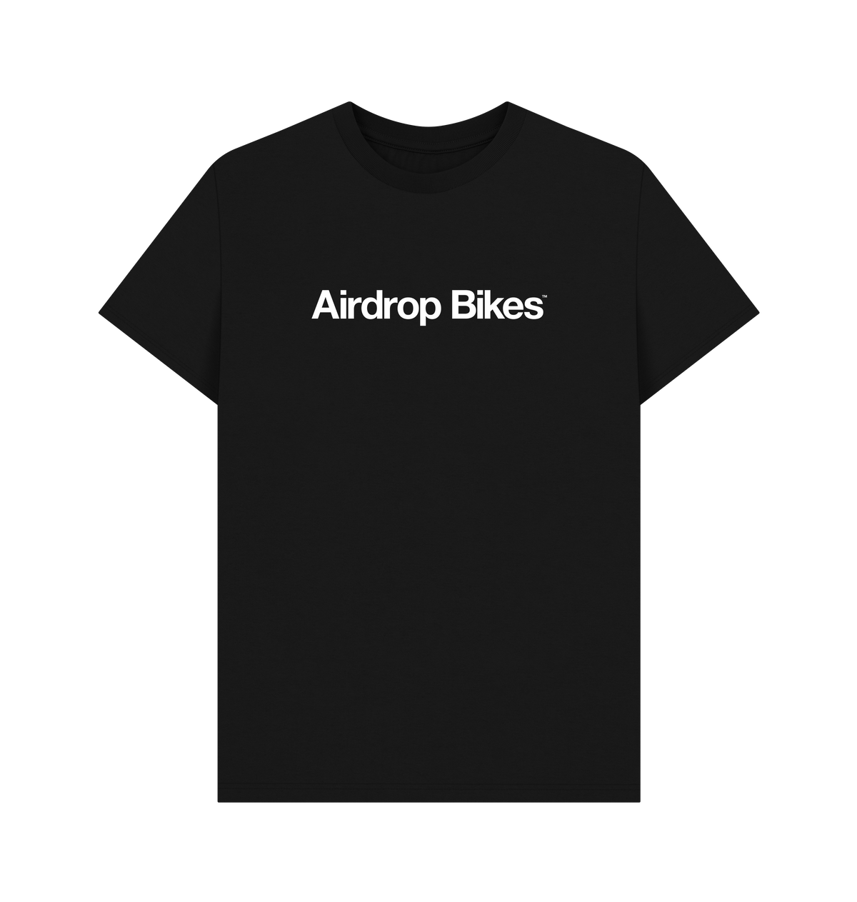 Black Printed T-shirt Front