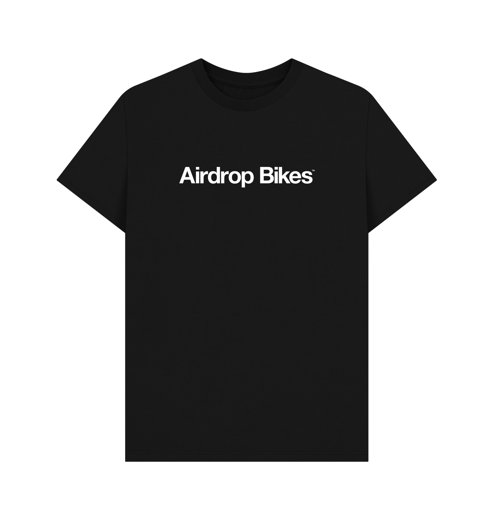 Black Printed T-shirt Front