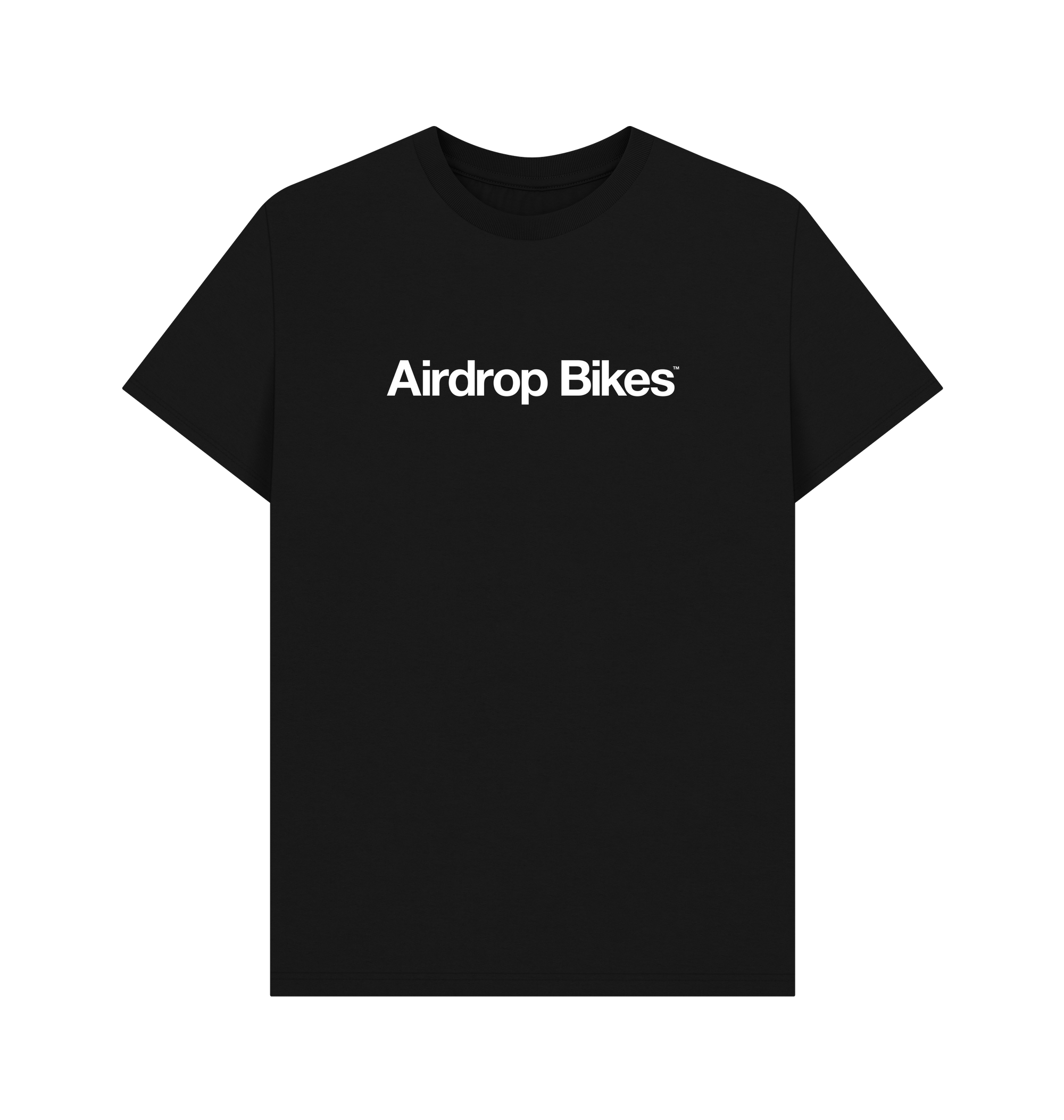 Black Printed T-shirt Front