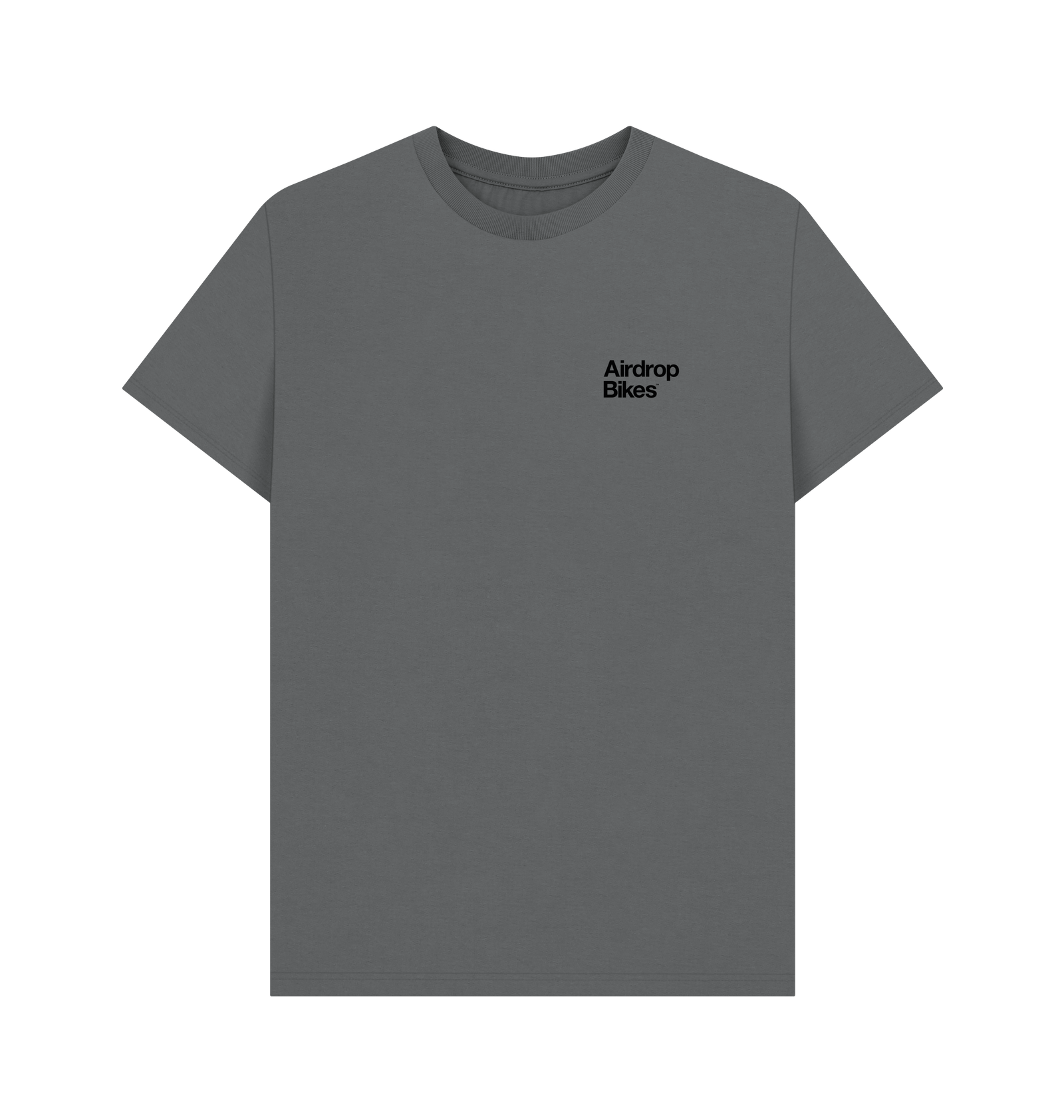 Slate Grey Printed T-shirt Front