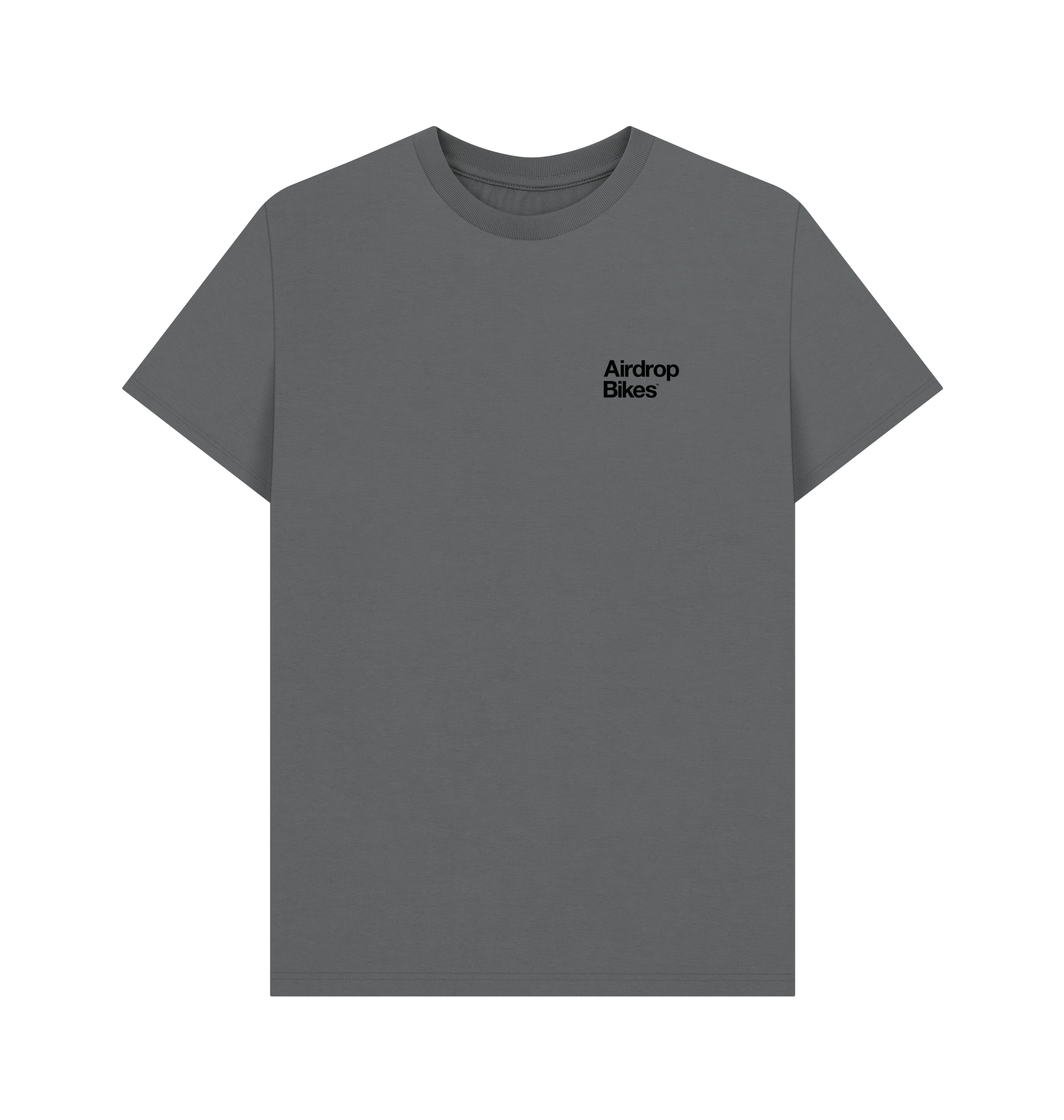 Slate Grey Printed T-shirt Front