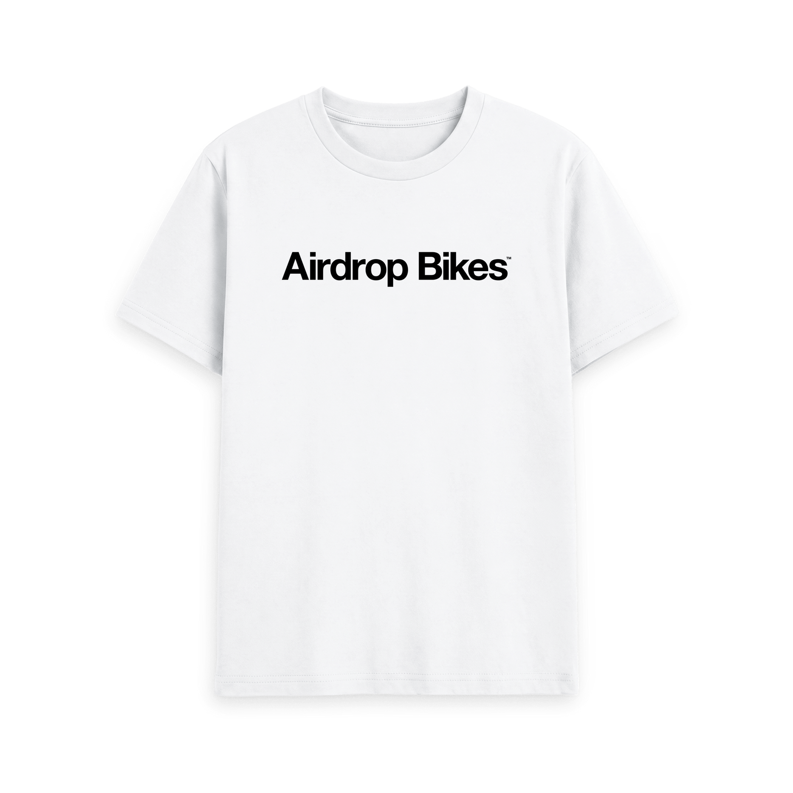White Printed T-shirt Front