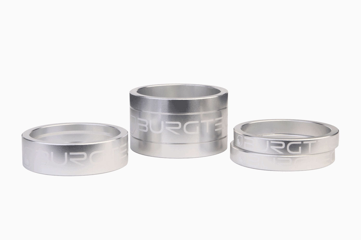 Stem Spacers - Rhodium Silver