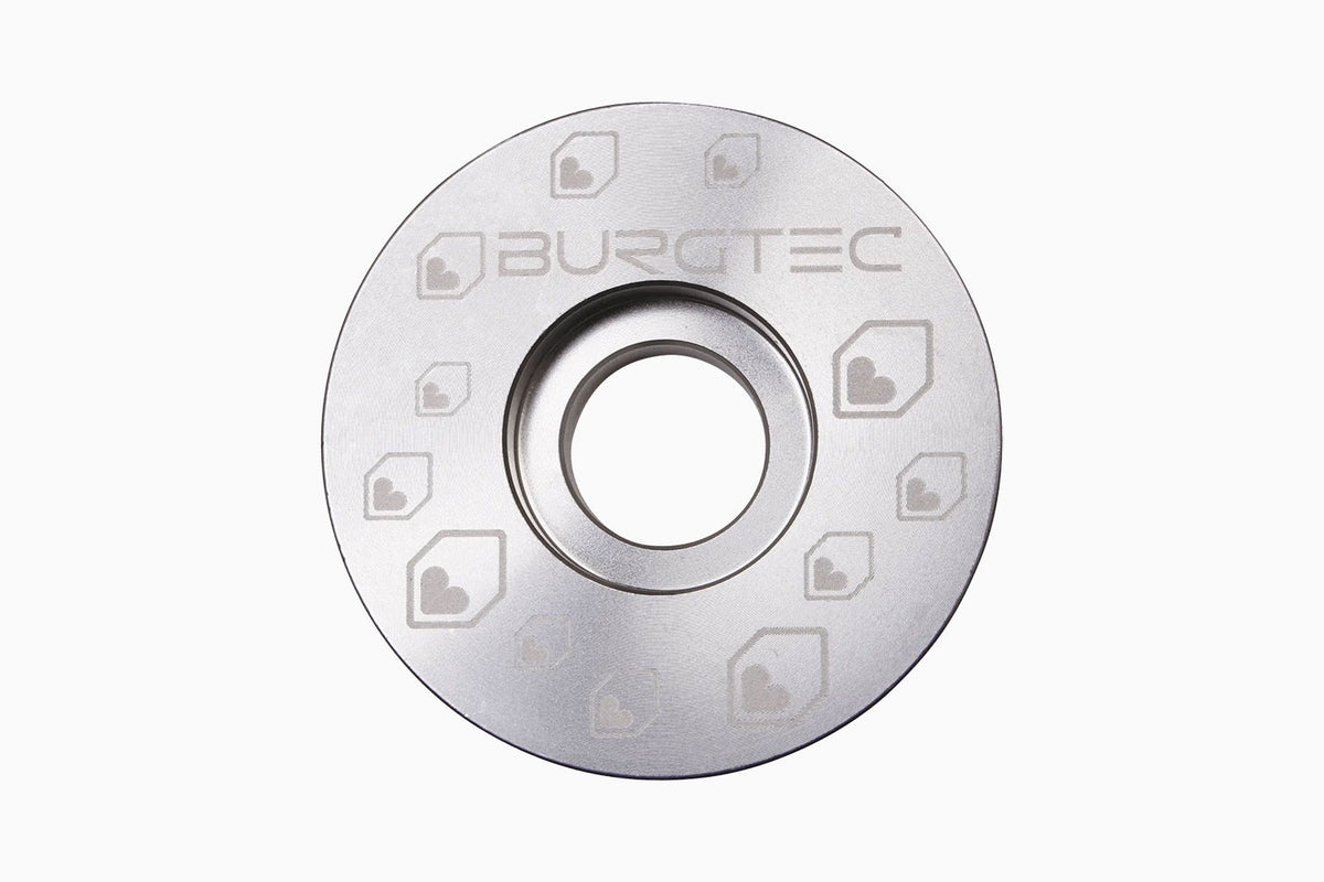 Top Cap - Rhodium Silver