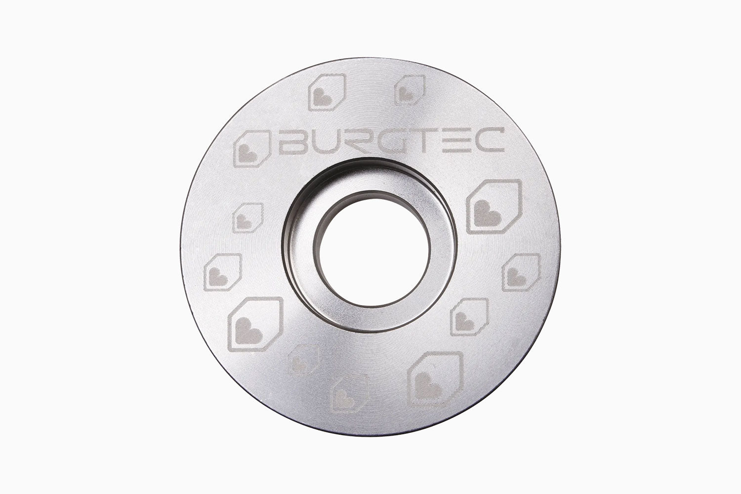 Top Cap - Rhodium Silver