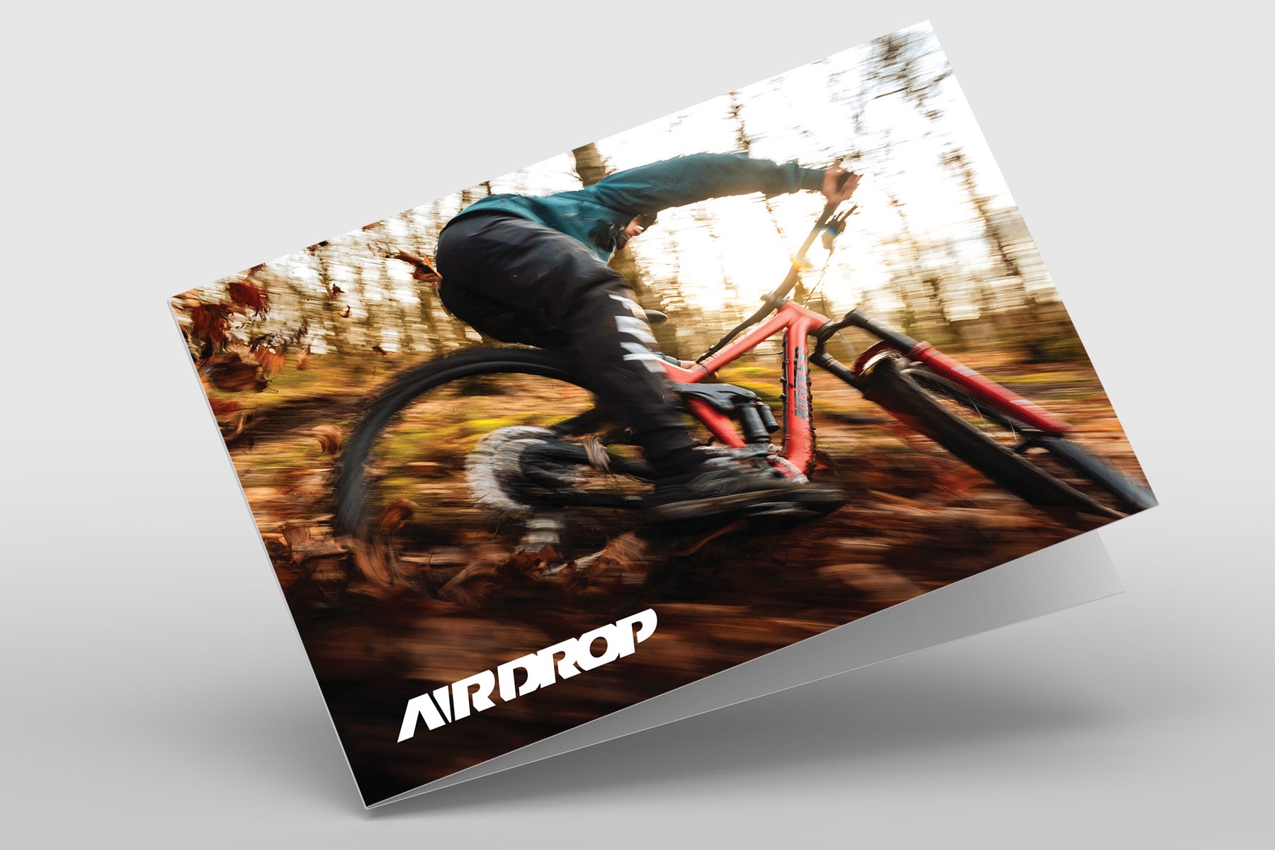 Airdrop Bikes Greetings Card