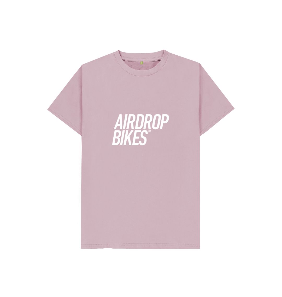 Mauve White Word T-Shirt Kids