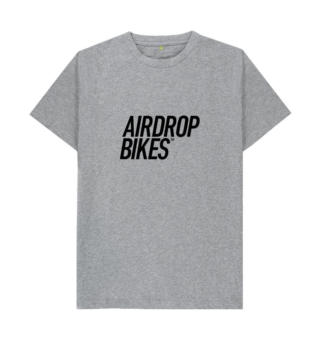 Athletic Grey Black Word T-Shirt Mens