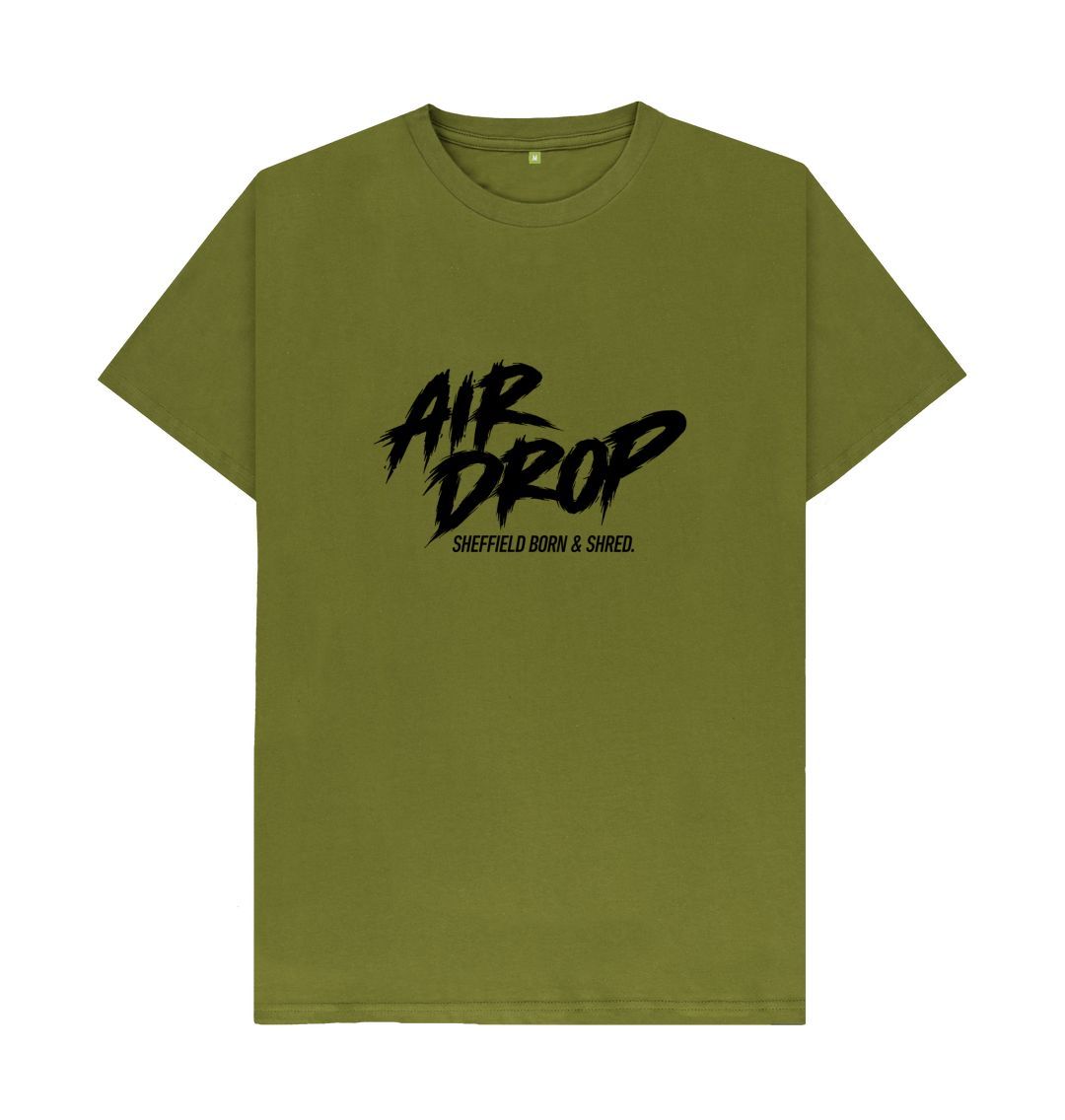 Moss Green Shred T-Shirt Mens