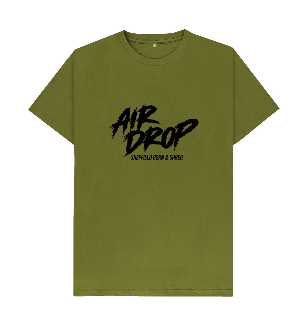Moss Green Shred T-Shirt Mens