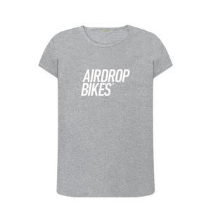 Athletic Grey White Word T-Shirt Womens