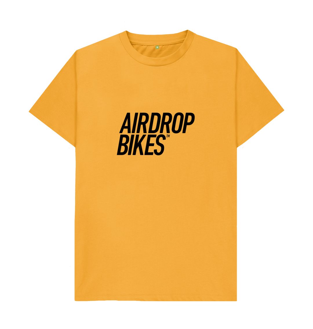 Mustard Black Word T-Shirt Mens